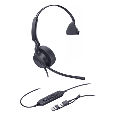 Auricular USB Profesional / Cancelación de Ruido con IA /