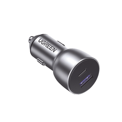 Cargador de Auto 42.5W | Puerto USB-A y USB-C | Carga