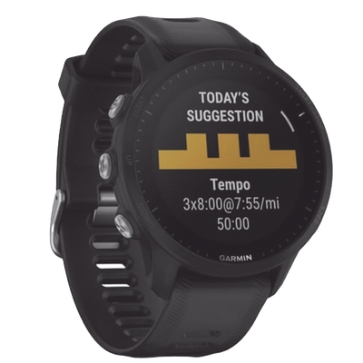 Reloj Garmin Forerunner 955 color negro en correa de