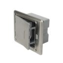 Caja de piso con contacto eléctrico (Duplex), resistente al