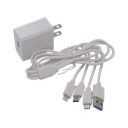 Cargador de pared USB de 5 Vcc 2A / Multi-puertos / USB-C /