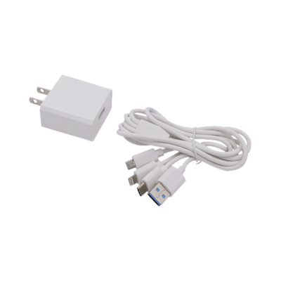 Cargador de pared USB de 5 Vcc 2A / Multi-puertos / USB-C /