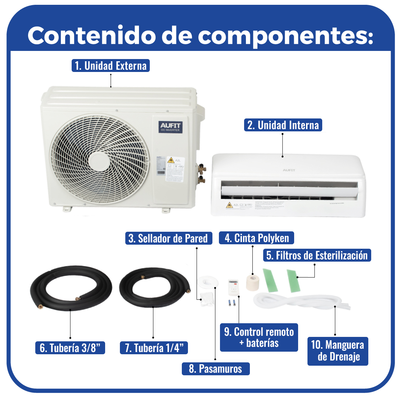 Minisplit WiFi Inverter / SEER 20 / 12,000 BTUs ( 1 TON ) /