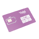 SIM Yobi para dispositivos móviles 3G/4G con recarga de 5GB