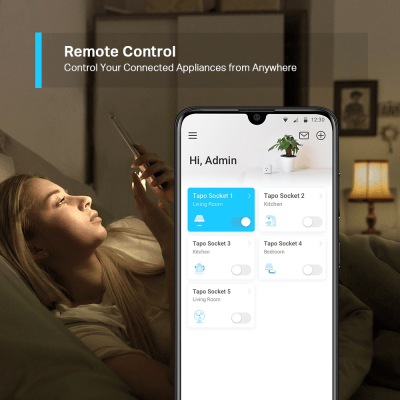 Mini tomacorriente inteligente Wi-Fi, 100 - 120V~, 50/60Hz,