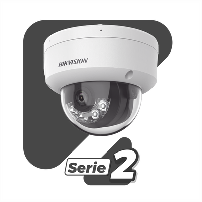 [Dual Light + 2 Micrófonos Integrados] Domo IP 8 Megapixel