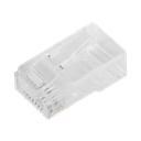 Bote con 100 Plugs Pass through RJ45 Cat6 sin blindaje,