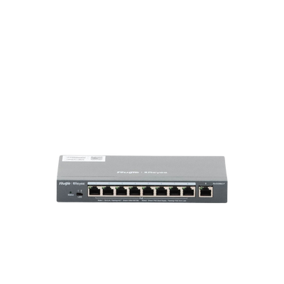 Switch Administrable 8 Puertos PoE+ 802.3af/at Gigabit,