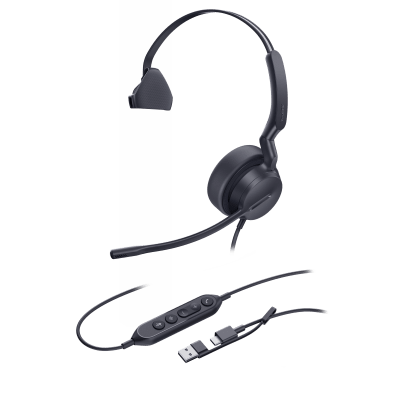 Diadema Alámbrica Yealink UH42 Mono con Audio HD y
