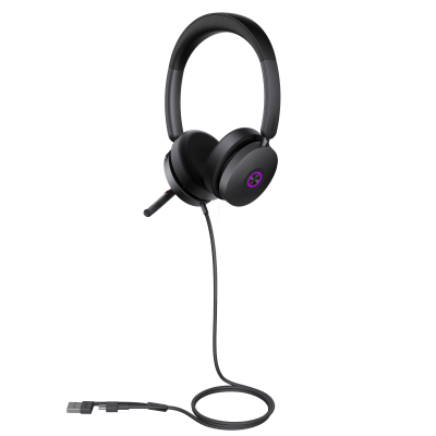 Diadema Yealink UH48 Dual Teams USB-C/A Certificada para
