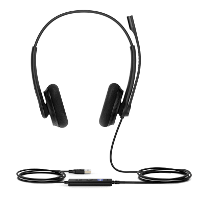Diadema USB Yealink UH34 Lite Dual con Almohadillas de