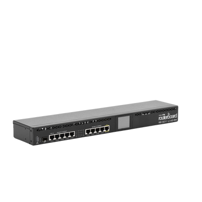 RouterBoard, CPU 2 Núcleos, 10 Puertos Gigabit Ethernet, 1