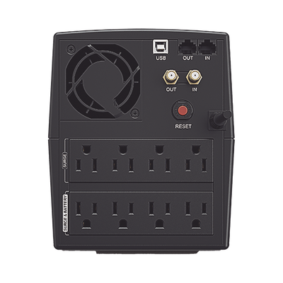 UPS de 1500 VA/900 W, Topología Línea Interactiva, Entrada