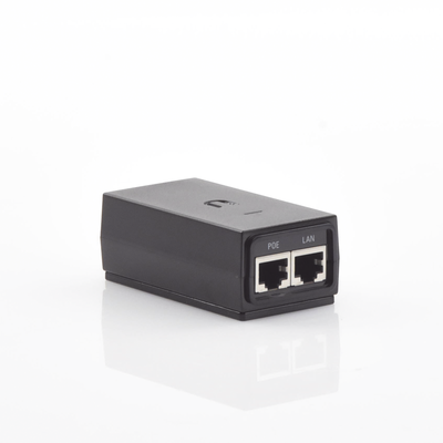 Adaptador PoE Ubiquiti de 24 VDC, 0.5 A con puerto Gigabit,