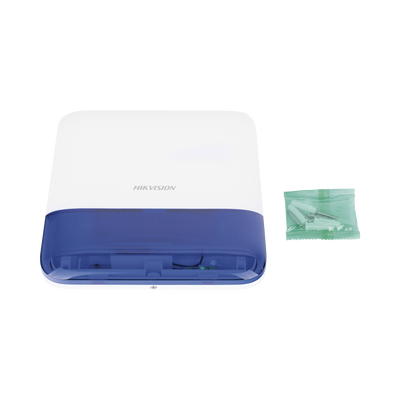 (AX PRO) Sirena Inalámbrica con Estrobo Azul para Exterior
