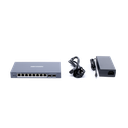 Switch Gigabit PoE+ / Administrable / 8 Puertos Gigabit PoE+
