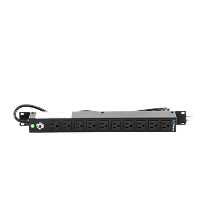 Multicontacto Horizontal (PDU) de 10 Contactos (NEMA 5-15R)