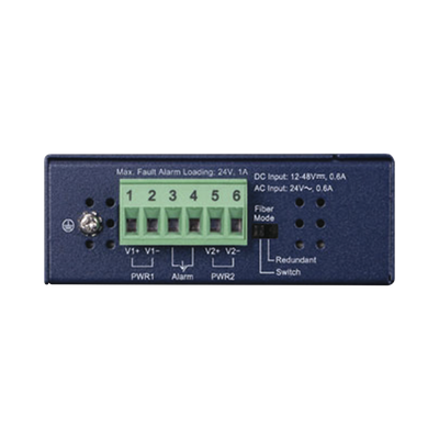 Convertidor de Medios Industrial de 1 Puerto Ethernet