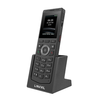 Teléfono IP Wi-Fi portátil y elegante diseñado para