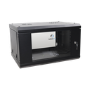 Gabinete de Pared de 6U con Puerta de Cristal Templado, 455