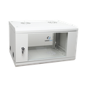 Gabinete de Pared de 6U con Puerta de Cristal Templado, 455