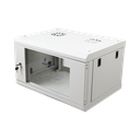 Gabinete de Pared de 6U con Puerta de Cristal Templado, 455