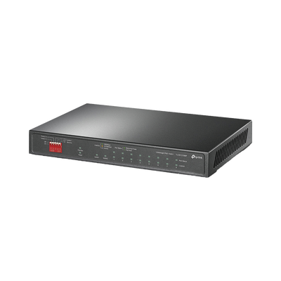 Switch PoE+ No Administrable De Escritorio 10 Puertos / 8