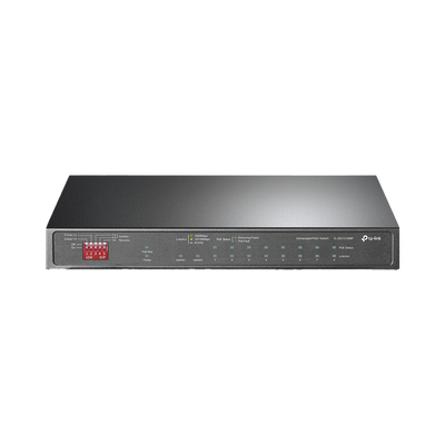 Switch PoE+ No Administrable De Escritorio 10 Puertos / 8