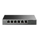 Switch PoE no Administrable de escritorio / 6 puertos 10/100