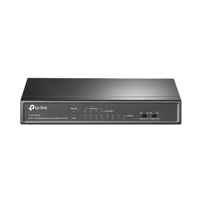 Switch PoE No Administrable de Escritorio / 8 puertos 10/100