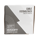 Kit de 2 rollos de 50 metros de cable fotovoltaico de cobre,