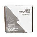 Kit de 2 rollos de 25 metros de cable fotovoltaico de cobre,