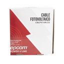 Kit de 2 rollos de 25 metros de cable fotovoltaico de cobre,
