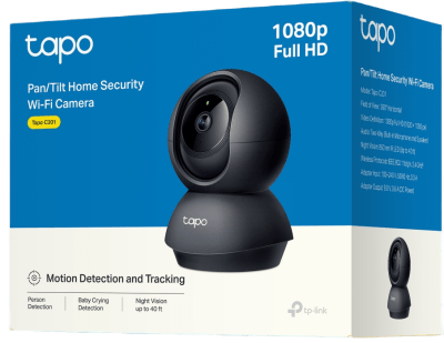 Cámara de Seguridad Interior Wi-Fi 360°, 1080p Full HD,