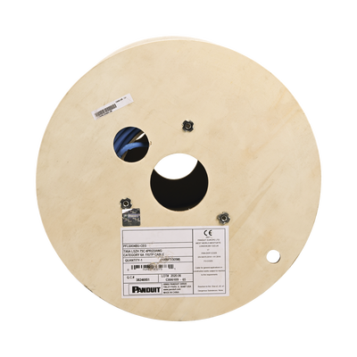 Bobina de Cable Blindado F/UTP de 4 Pares, Cat6A, Soporte de