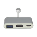 Adaptador Multipuerto USB-C 3.1 A HDMI 4K / USB 3.0 / USB