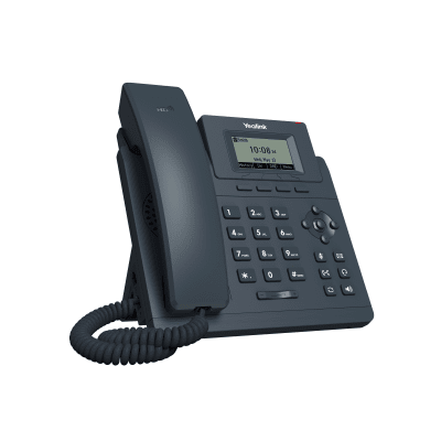 Teléfono IP Empresarial Yealink SIP T30P con 1 Línea SIP y