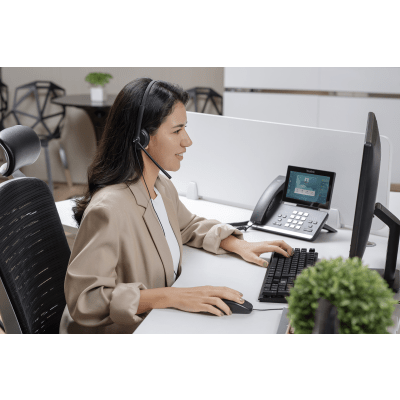 Diadema Alámbrica UH34 Lite Mono Teams de Yealink USB-C/A