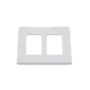 Tapa Color Blanco Satin Snow para interruptor o dimmer