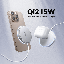 Cargador Inalámbrico Magnético / 15W / Qi 2 Certificado /