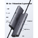Hub USB-C / 10 en 1 / HDMI 4K@30Hz / VGA 1920x1200 / 3x USB