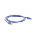 Cable de Parcheo UTP Cat6 / 1m (3.28 ft) / Azul / 26AWG CCA