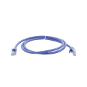 Cable de Parcheo UTP Cat6 / 1m (3.28 ft) / Azul / 26AWG CCA