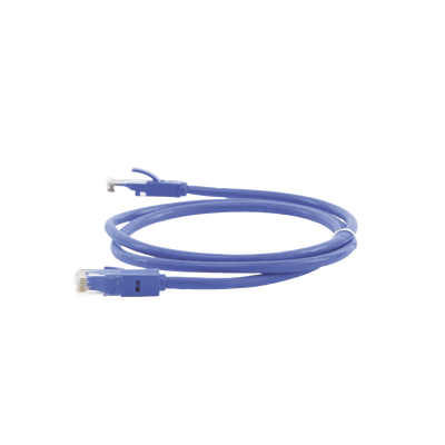 Cable de Parcheo UTP Cat6 / 1m (3.28 ft) / Azul / 26AWG CCA