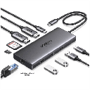 Docking Station USB-C 10 en 1 / Dual HDMI 4K 60Hz y 8K 30Hz