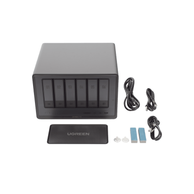NAS / 6 Bahías + 2 NVMe / Intel i5 / Thunderbolt 4 / 10GbE