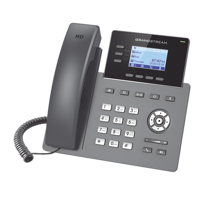Teléfono IP Grado Operador, 3 líneas SIP con 6 cuentas,