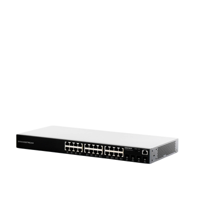 Switch PoE+ Administrable / 24 Puertos 10/100/1000 Mbps + 4