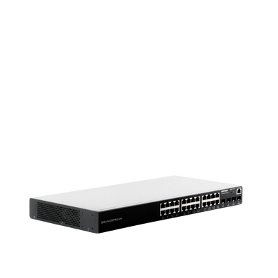 Switch PoE+ Administrable / 24 Puertos 10/100/1000 Mbps + 4