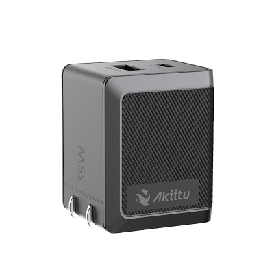 Cargador GaN III 35W / USB-C PD 35W + USB-A 22.5W / Doble